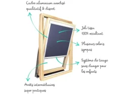 Best Avosdim Verdunkelungsrollo Für Roto Dachfenster 60cm x 83 5cm Blaues