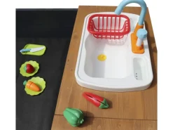 Online AXI Kelly Sandkasten mit Spielküchenzeile Anthrazit - Braun 180 x 115 x 22 cm