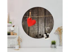 Online Banjado Magnettafel Rund Größe 47cm Magnetwand Schwarz Aus Metall Magnetpinnwand Pinnwand Motiv Kurznachricht