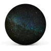 Banjado Magnettafel Rund Größe 47cm Magnetwand Schwarz Aus Metall Magnetpinnwand Pinnwand Motiv Nachthimmel