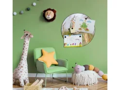 Best Banjado Magnettafel Rund Größe 47cm Magnetwand Schwarz Aus Metall Magnetpinnwand Pinnwand Motiv Fuchs