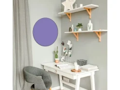 Best Banjado Magnettafel Rund Größe 47cm Magnetwand Schwarz Aus Metall Magnetpinnwand Pinnwand Motiv Lavendel