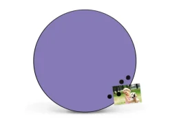 Best Banjado Magnettafel Rund Größe 47cm Magnetwand Schwarz Aus Metall Magnetpinnwand Pinnwand Motiv Lavendel