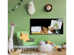 Banjado Magnettafel 78x37cm Magnetwand Schwarz Aus Metall Magnetpinnwand Pinnwand Inkl. 4 Magnete Motiv Hot Coffee