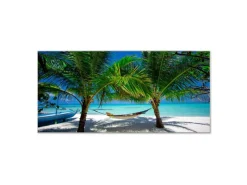 Best Banjado Magnettafel 78x37cm Magnetwand Silber Aus Metall Magnetpinnwand Pinnwand Inkl. 4 Magnete Motiv Strand