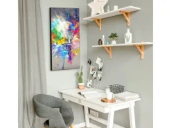 Banjado Magnettafel 37x78cm Magnetwand Schwarz Aus Metall Magnetpinnwand Pinnwand Inkl. 4 Magnete Motiv Idee