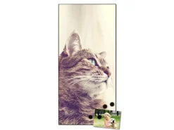 Banjado Magnettafel 37x78cm Magnetwand Schwarz Aus Metall Magnetpinnwand Pinnwand Inkl. 4 Magnete Motiv Holgerson