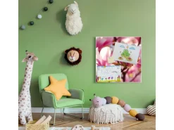 Best Banjado Magnettafel 50x50cm Magnetwand Weiß Aus Metall Magnetpinnwand Pinnwand Inkl. 4 Magnete Motiv Magnolia