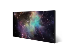 Banjado Magnettafel 78x37cm Magnetwand Schwarz Aus Metall Magnetpinnwand Pinnwand Inkl. 4 Magnete Motiv Im Weltall 2