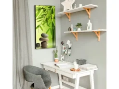 Sale Banjado Magnettafel 37x78cm Magnetwand Schwarz Aus Metall Magnetpinnwand Pinnwand Inkl. 4 Magnete Motiv Innere Ruhe