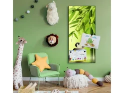 Sale Banjado Magnettafel 37x78cm Magnetwand Schwarz Aus Metall Magnetpinnwand Pinnwand Inkl. 4 Magnete Motiv Innere Ruhe