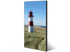 Outlet Banjado Magnettafel 37x78cm Magnetwand Schwarz Aus Metall Magnetpinnwand Pinnwand Inkl. 4 Magnete Motiv Leuchtturm