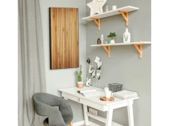 Clearance Banjado Magnettafel 37x78cm Magnetwand Schwarz Aus Metall Magnetpinnwand Pinnwand Inkl. 4 Magnete Motiv Bambusholz