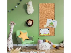 Online Banjado Magnettafel 37x78cm Magnetwand Schwarz Aus Metall Magnetpinnwand Pinnwand Inkl. 4 Magnete Motiv Kork