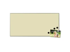 Banjado Magnettafel 78x37cm Magnetwand Schwarz Aus Metall Magnetpinnwand Pinnwand Inkl. 4 Magnete Motiv Beige