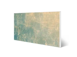 Banjado Magnettafel 78x37cm Magnetwand Weiß Aus Metall Magnetpinnwand Pinnwand Inkl. 4 Magnete Motiv Patina Grün