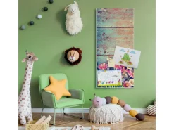 Outlet Banjado Magnettafel 37x78cm Magnetwand Weiß Aus Metall Magnetpinnwand Pinnwand Inkl. 4 Magnete Motiv Blumenpfücken