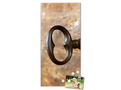 Online Banjado Magnettafel 37x78cm Magnetwand Silber Aus Metall Magnetpinnwand Pinnwand Inkl. 4 Magnete Motiv Schlüssel