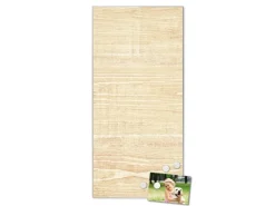 Online Banjado Magnettafel 37x78cm Magnetwand Silber Aus Metall Magnetpinnwand Pinnwand Inkl. 4 Magnete Motiv Bretter