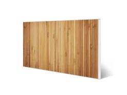 Banjado Magnettafel 78x37cm Magnetwand Weiß Aus Metall Magnetpinnwand Pinnwand Inkl. 4 Magnete Motiv Bambusholz