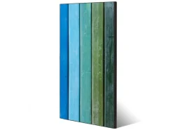 Banjado Magnettafel 37x78cm Magnetwand Schwarz Aus Metall Magnetpinnwand Pinnwand Inkl. 4 Magnete Motiv Regenbogenfarben