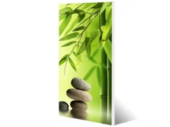 Sale Banjado Magnettafel 37x78cm Magnetwand Weiß Aus Metall Magnetpinnwand Pinnwand Inkl. 4 Magnete Motiv Innere Ruhe