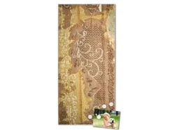 Discount Banjado Magnettafel 37x78cm Magnetwand Silber Aus Metall Magnetpinnwand Pinnwand Inkl. 4 Magnete Motiv Alte Tapeten