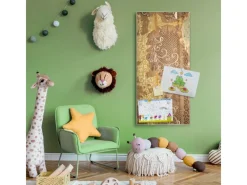 Discount Banjado Magnettafel 37x78cm Magnetwand Silber Aus Metall Magnetpinnwand Pinnwand Inkl. 4 Magnete Motiv Alte Tapeten