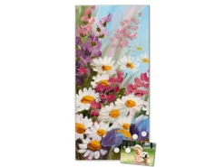 Online Banjado Magnettafel 37x78cm Magnetwand Silber Aus Metall Magnetpinnwand Pinnwand Inkl. 4 Magnete Motiv Sommerstrauss