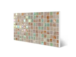 Hot Banjado Magnettafel 78x37cm Magnetwand Weiß Aus Metall Magnetpinnwand Pinnwand Inkl. 4 Magnete Motiv Grüne Fliesen