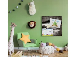 Online Banjado Magnettafel 50x50cm Magnetwand Weiß Aus Metall Magnetpinnwand Pinnwand Inkl. 4 Magnete Motiv Fisch Und Salz