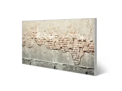 Outlet Banjado Magnettafel 78x37cm Magnetwand Silber Aus Metall Magnetpinnwand Pinnwand Inkl. 4 Magnete Motiv Baulücke