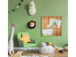 Outlet Banjado Magnettafel 50x50cm Magnetwand Weiß Aus Metall Magnetpinnwand Pinnwand Inkl. 4 Magnete Motiv Bambusholz