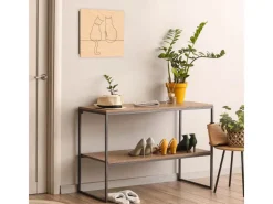 Banjado Schlüsselkasten Holz 30x30cm Scharnier Rechts 50 Haken Design Schlüsselbox Motiv Katzenliebe 2