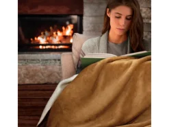 New Beautissu Alina Decke 150x200cm Beige/Weiß