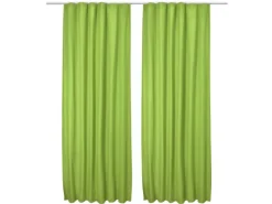 Discount Beautissu Amelie TK Vorhang mit Kräuselband 140x245cm 2tlg Grün