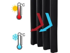 Beautissu Amelie TO Vorhang mit Öse 140x245cm 2tlg