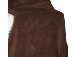 Beautissu Aurelia Decke 220x240cm Dunkelbraun