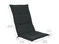 Beautissu Base HL Hochlehner 120x50x6cm