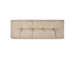 Best Beautissu ECO Style Palettenkissen Rücken 120x40x10cm Natur Beige