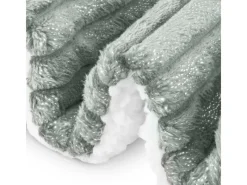 Clearance Beautissu Elisa Decke 150x200cm Hellgrau