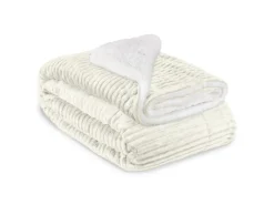 Beautissu Elisa Decke 150x200cm Natur