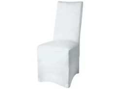 Online Beautissu Leona Stuhlhusse 95x45cm Stretch Bankett Weiß