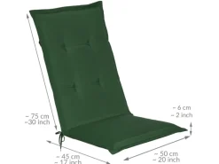 Beautissu Loft HL Hochlehner 120x50x6cm