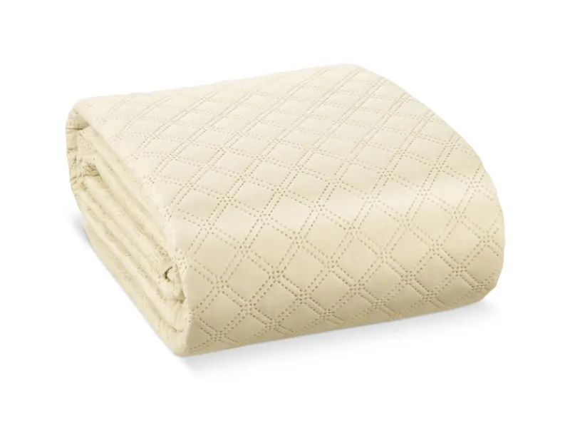 Beautissu Olivia Tagesdecke 220x240cm Creme