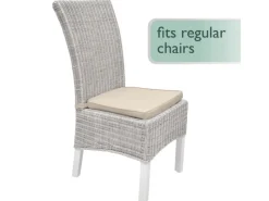 Beautissu Pia Stuhlkissen 45x40x5cm 4tlg