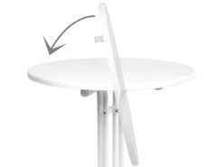 Online Beautissu Sylt Stehtisch Ø 80 cm Weiß