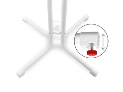 Online Beautissu Sylt Stehtisch Ø 80 cm Weiß