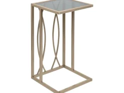 Online Beistelltisch Blush Bordeaux Eckig 54 cm x 30 cm x 30 cm Gold