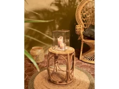 Online Beistelltisch Safari Lodge Rund 45 cm x Ø 45 cm Natur